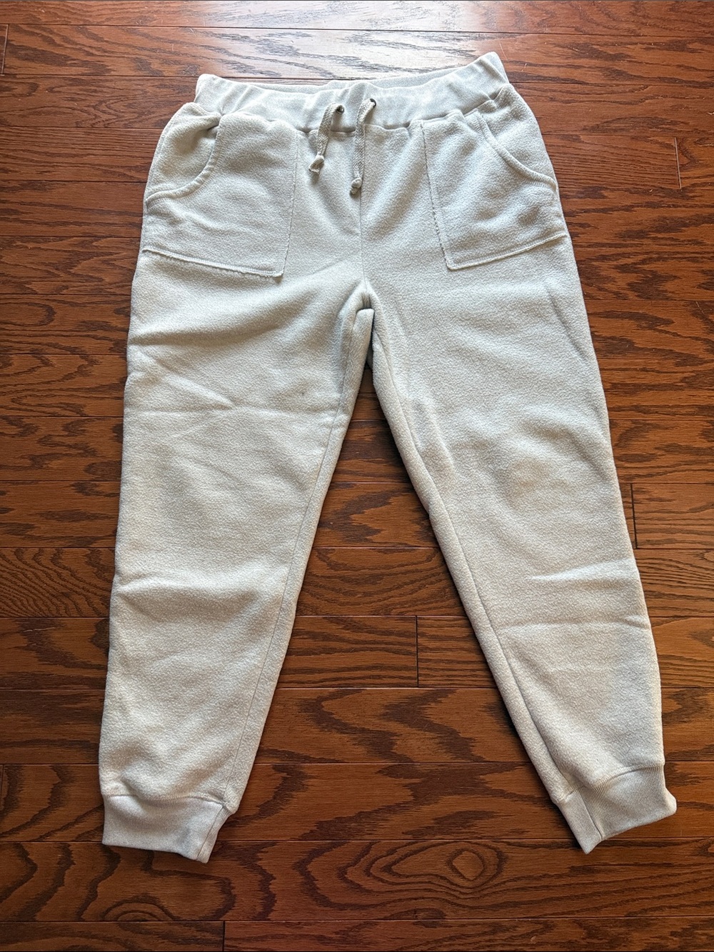 Avalanche Light Gray Fleece Joggers with Drawstring